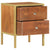 Bedside Cabinet 40x35x50 cm Solid Mango Wood