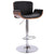 Bar Stool Black Faux Leather