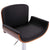 Bar Stool Black Faux Leather