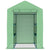 Greenhouse with Shelves Steel 143x143x195 cm