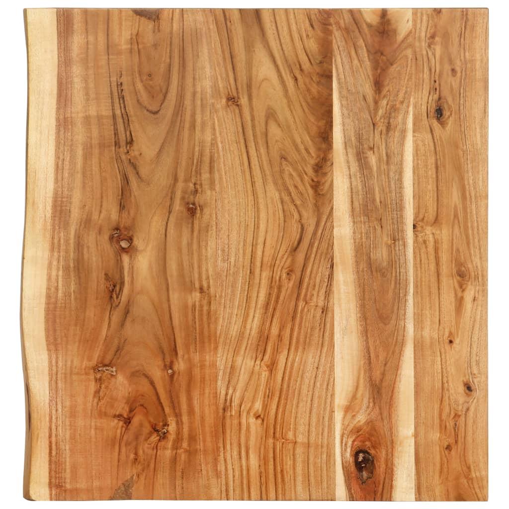 Bathroom Vanity Top Solid Acacia Wood 58x52x3.8 cm