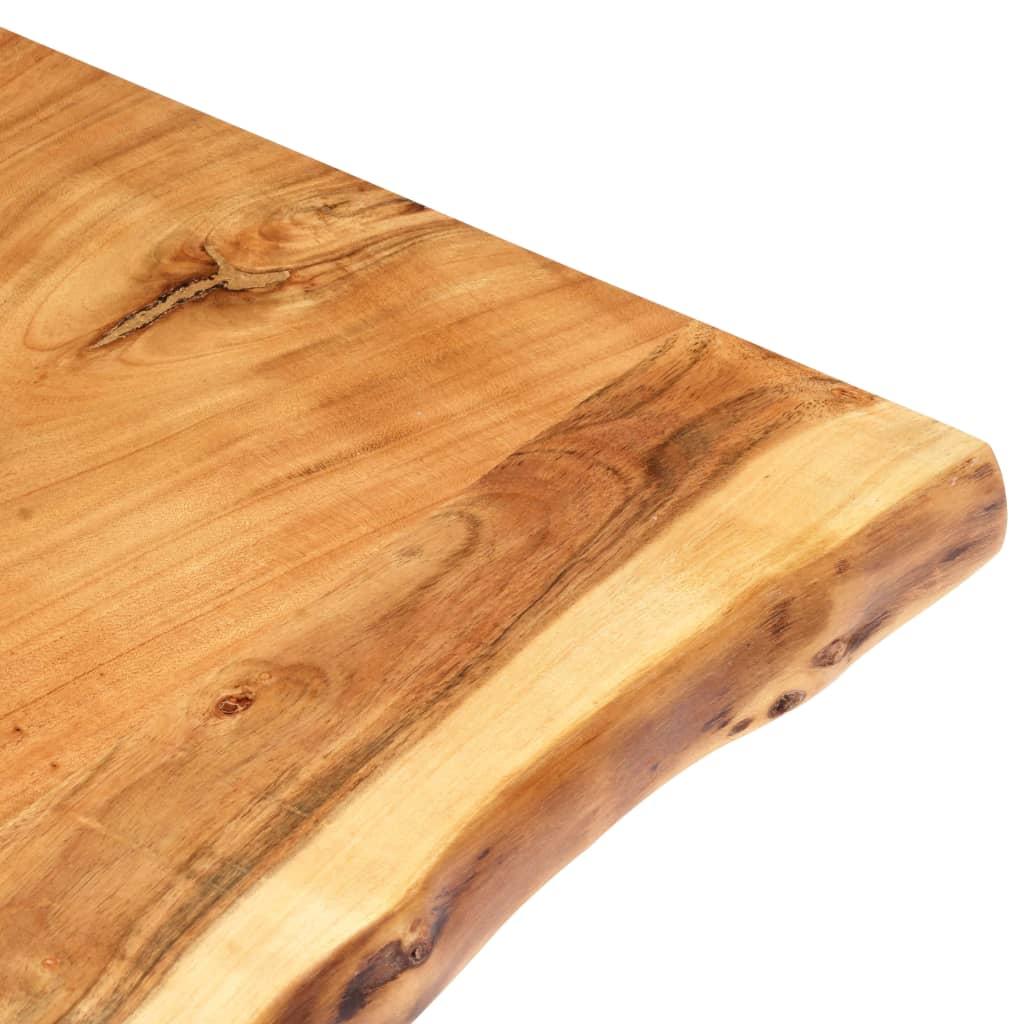 Bathroom Vanity Top Solid Acacia Wood 58x52x3.8 cm