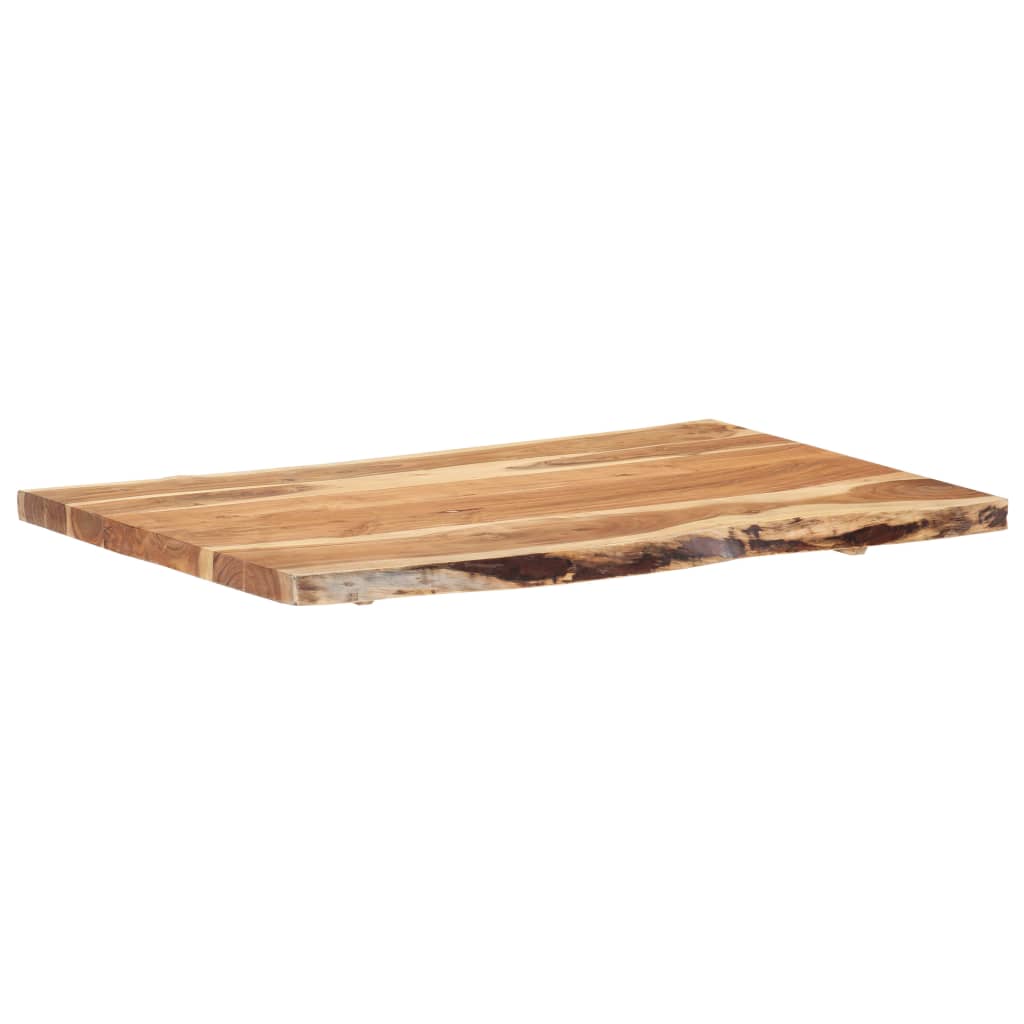 Table Top Solid Acacia Wood 100x(50-60)x3.8 cm