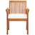 9 Piece Outdoor Dining Set with Cushions Solid Wood Acacia