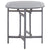 5 Piece Garden Dining Set Solid Wood Acacia Grey