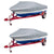 Boat Covers 2 pcs Grey Length 519-580 cm Width 294 cm