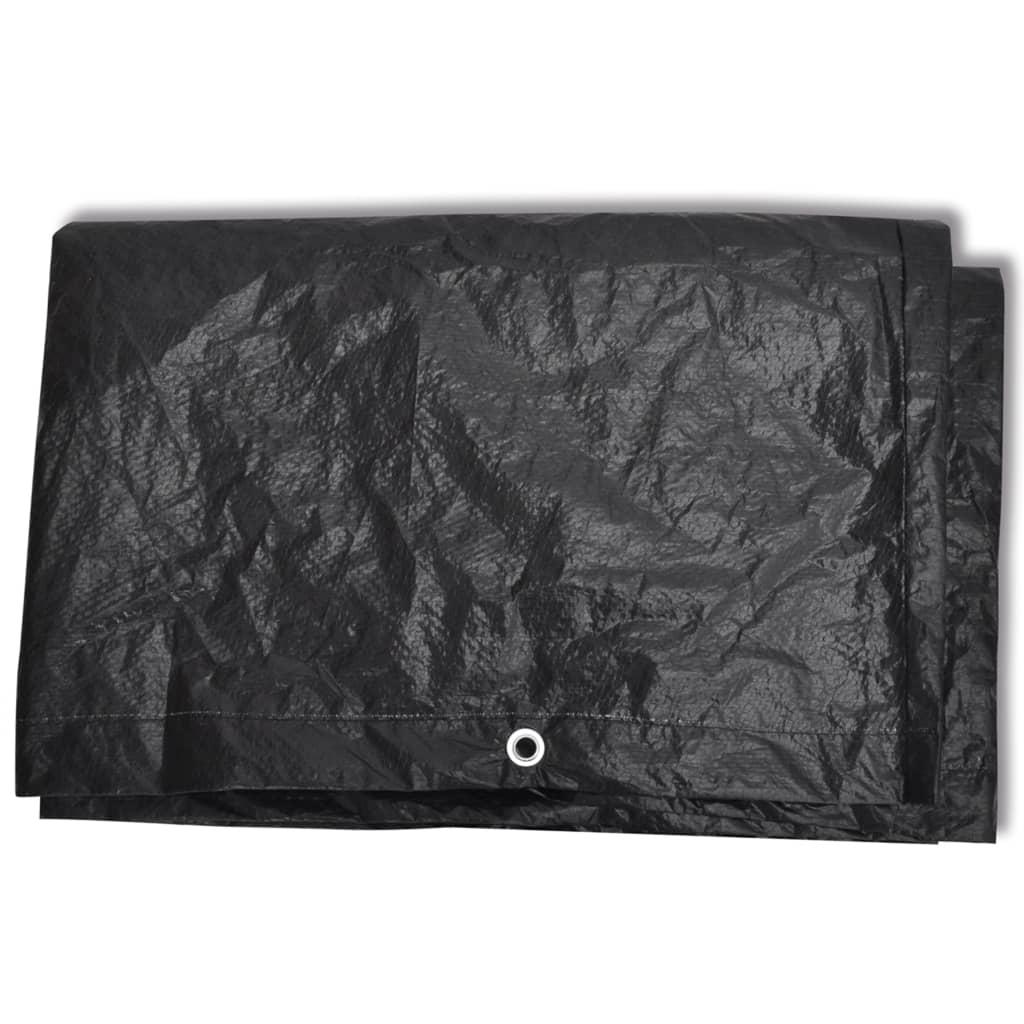 Garden Furniture Covers 2 pcs Table Tennis Table 8 Eyelets 160x55x182 cm