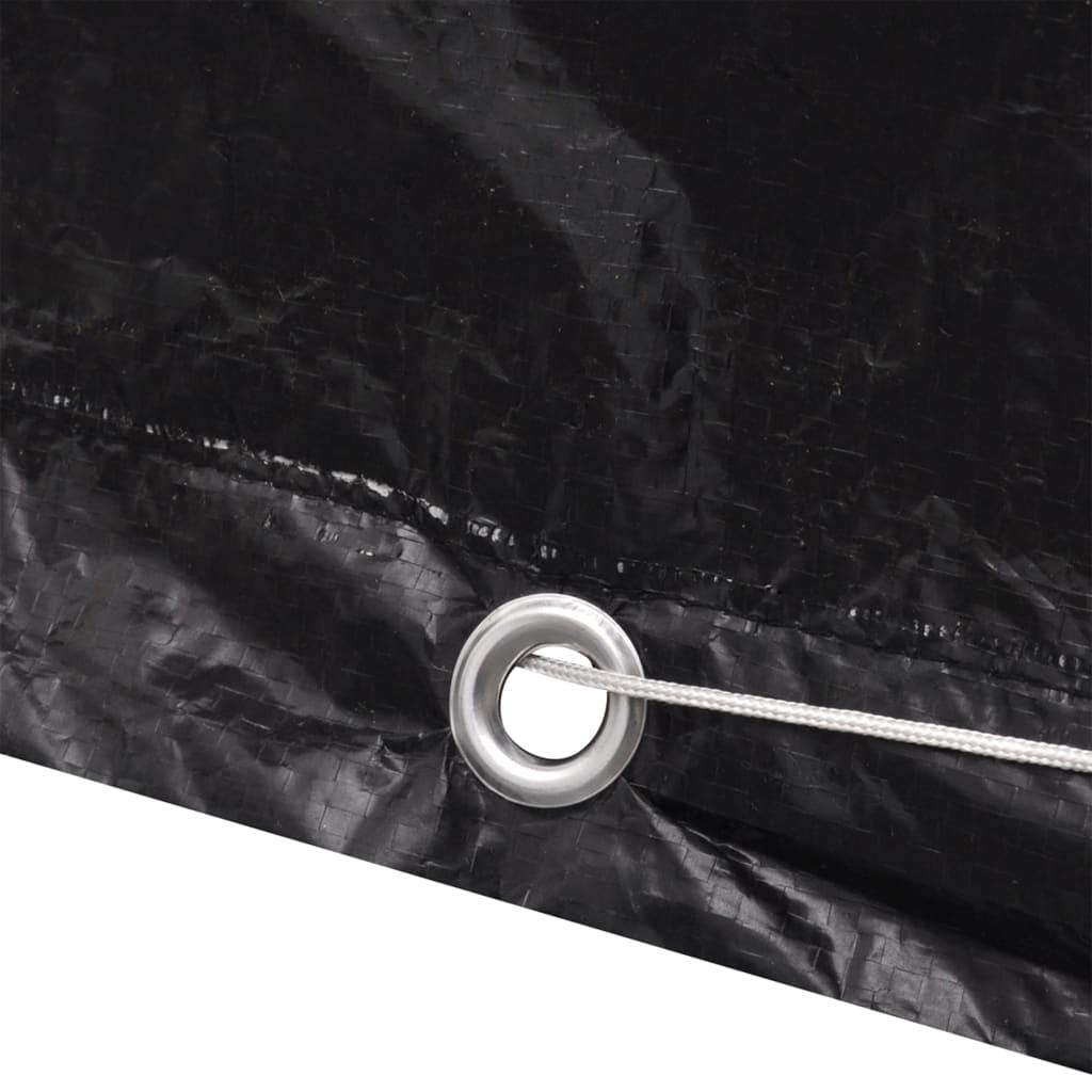 Garden Furniture Covers 2 pcs Table Tennis Table 8 Eyelets 160x55x182 cm