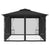 Gazebo with Nets 300x400x265 cm Anthracite