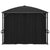 Gazebo with Curtains 400x300x265 cm Anthracite