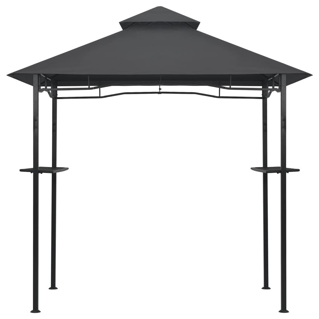 BBQ Gazebo 240x150x255 cm Anthracite Steel