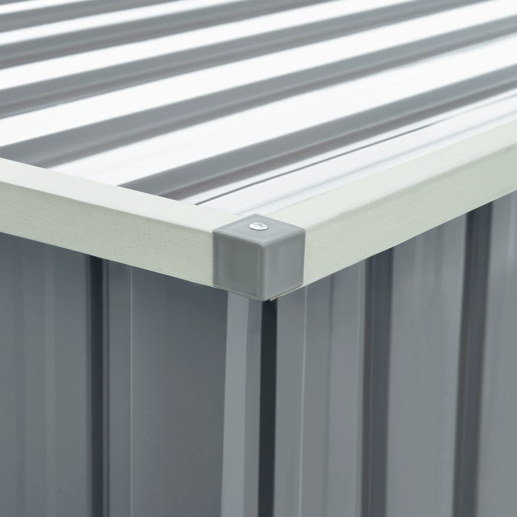 Garden Storage Box Grey 171x99x93 cm
