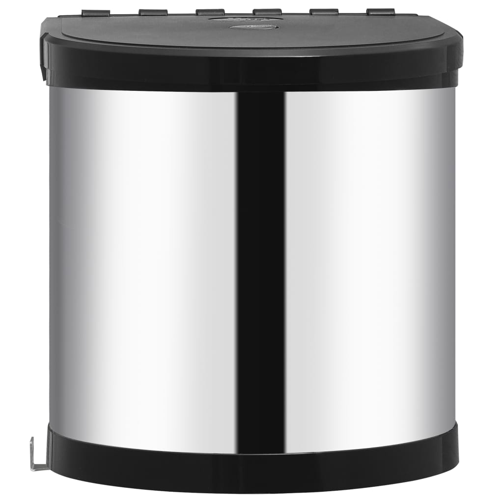 Kitchen Built-in Dust Bin Stainless Steel 8 L