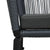 3 Piece Bistro Set with Cushions PE Rattan Grey