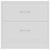 Bedside Cabinets 2 pcs White 40x30x40 cm Engineered Wood