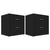 Bedside Cabinets 2 pcs Black 40x30x40 cm Engineered Wood