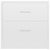 Bedside Cabinets 2 pcs High Gloss White 40x30x40 cm Engineered Wood