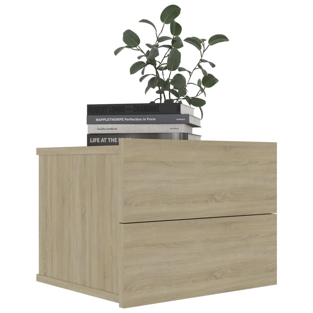 Bedside Cabinet Sonoma Oak 40x30x30 cm Engineered Wood