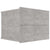 Bedside Cabinet Concrete Grey 40x30x30 cm Engineered Wood