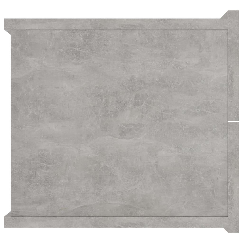 Bedside Cabinets 2 pcs Concrete Grey 40x30x30 cm Engineered Wood