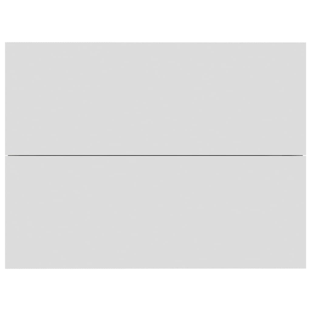 Bedside Cabinets 2 pcs White and Sonoma Oak 40x30x30 cm Engineered Wood