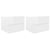 Bedside Cabinets 2 pcs High Gloss White 40x30x30 cm Engineered Wood