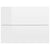Bedside Cabinets 2 pcs High Gloss White 40x30x30 cm Engineered Wood