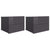 Bedside Cabinets 2 pcs High Gloss Grey 40x30x30 cm Engineered Wood