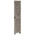 Hand carved 3-Panel Room Divider Grey 120x165 cm Solid Mango Wood