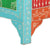 Hand Painted Bedside Cabinet 40x30x50 cm Solid Mango Wood