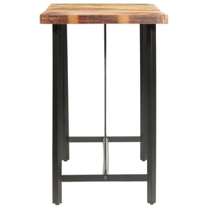 Bar Table 180x70x107 cm Solid Reclaimed Wood