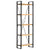 5-Tier Bookcase 60x30x180 cm Solid Mango Wood
