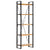 5-Tier Bookcase 60x30x180 cm Solid Mango Wood