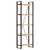 5-Tier Bookcase 60x30x180 cm Solid Mango Wood