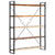 5-Tier Bookcase 140x30x180 cm Solid Reclaimed Wood