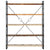 5-Tier Bookcase 140x30x180 cm Solid Reclaimed Wood