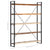5-Tier Bookcase 140x30x180 cm Solid Reclaimed Wood