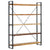 5-Tier Bookcase 140x30x180 cm Solid Reclaimed Wood