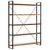 5-Tier Bookcase 140x30x180 cm Solid Reclaimed Wood
