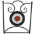 3 Piece Mosaic Bistro Set Ceramic Tile Terracotta and White