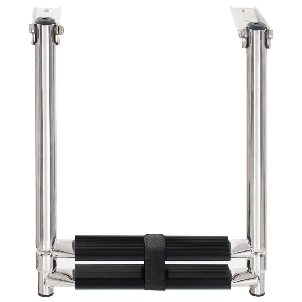Folding Boarding Ladder 2-step Stainless Steel