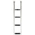 Folding Boarding Ladder 4-step Stainless Steel