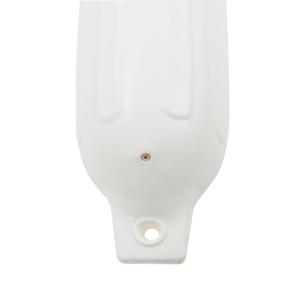 Boat Fenders 4 pcs White 41x11.5 cm PVC