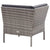 6 Piece Garden Lounge Set with Cushions Poly Rattan Grey