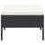 3 Piece Garden Lounge Set with Cushions Poly Rattan Black