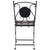 3 Piece Mosaic Bistro Set Ceramic Tile Grey