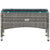 4 Piece Garden Lounge Set With Cushions Poly Rattan Grey