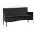 4 Piece Garden Lounge Set With Cushions Poly Rattan Black