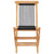 Folding Garden Chairs 2 pcs Solid Teak Wood and Rope