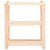 3-Tier Storage Racks 3 pcs 80x38x90 cm Solid Wood Pine 150 kg